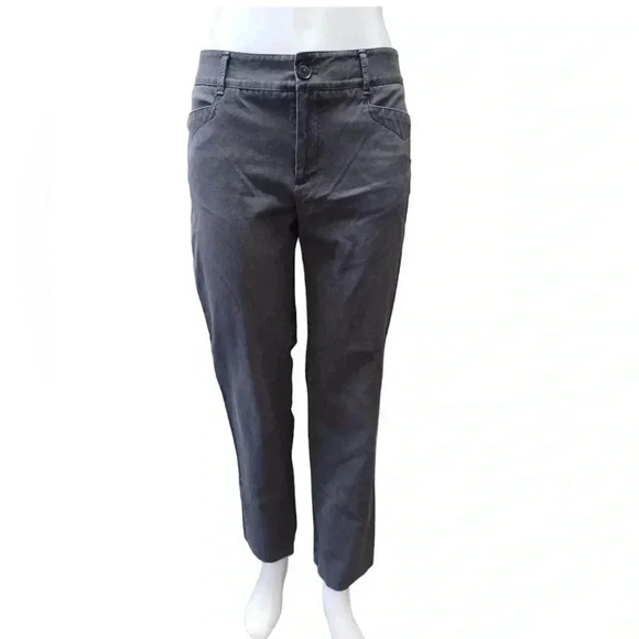 Eddie Bauer Blakely  Fit Grey Pants Size 6S - Picture 1 of 6